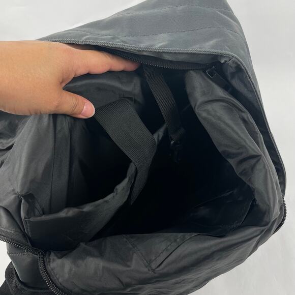 Duchamp Lightweight Gray Foldover Backpack - Picture 8 of 11